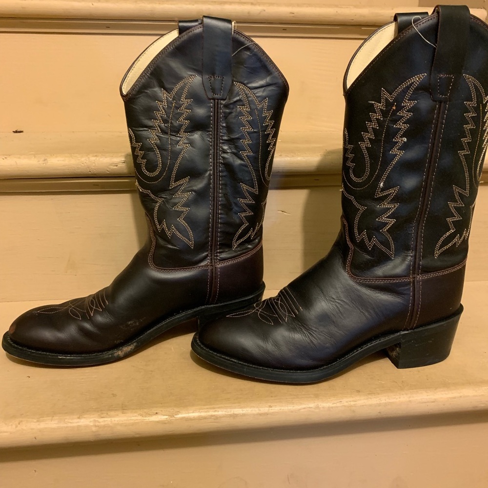 Boys Old West cowboy boots